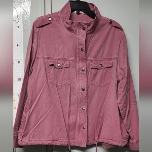 Light weight jacket Red heatherd  size 18/20